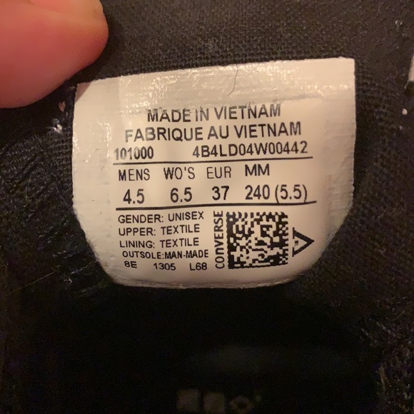 All black chucks - Picture 3 of 3